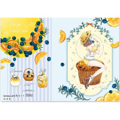 Cat Knows All_Seasonal Specimen | Spring Voice | Orange Mouse Cake A5 PVC L Folder