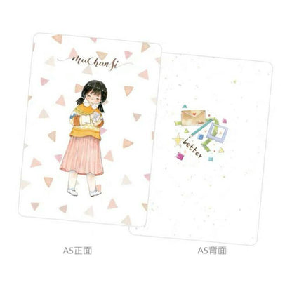 MuChanSi_Sleeping Girls Love Letters Pendil Board Hobonichi A5 A6 PVC pad