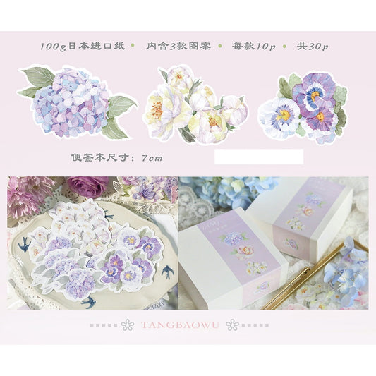 Sugar Baby_Flower Collection Memo Pad