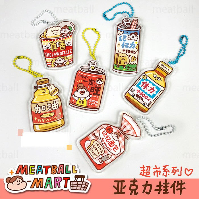 Meatball_Super Market series | All Pass Bread | Energy Drink | Cup Noodle | Juice