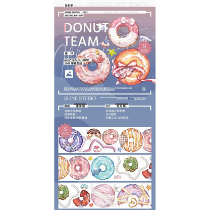 Shine Studio_Donut Team Clear PET Rainbow Light