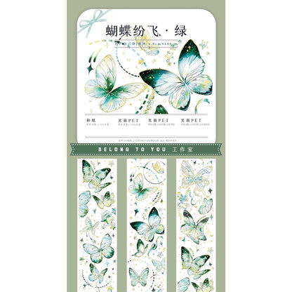 Belong To You_Flying Butterflies_Green Washi