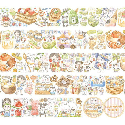 LuluPenguin_Snow Country Dessert Station 5cm x 10m, 140cm