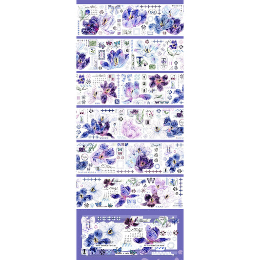 Shine Studio_Hidden Purple 5.8cm x 10m, 100cm Crystal PET