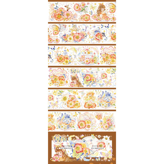 Shine Studio_Poppy language 6.6cm x 10m, 100cm Washi