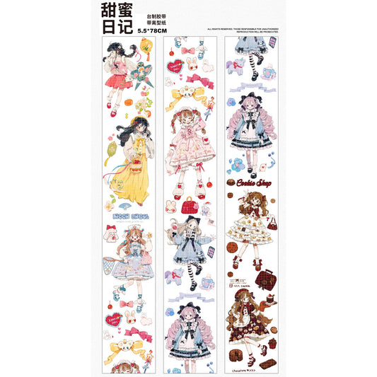 XingMu Studio_Sweet Diary 5.5cm x 10m, 78cm Clear PET