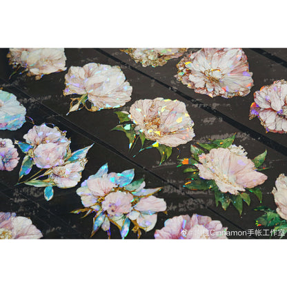 Cinnamon_Peony Shell Foil 6cm x 10m, 300cm loop