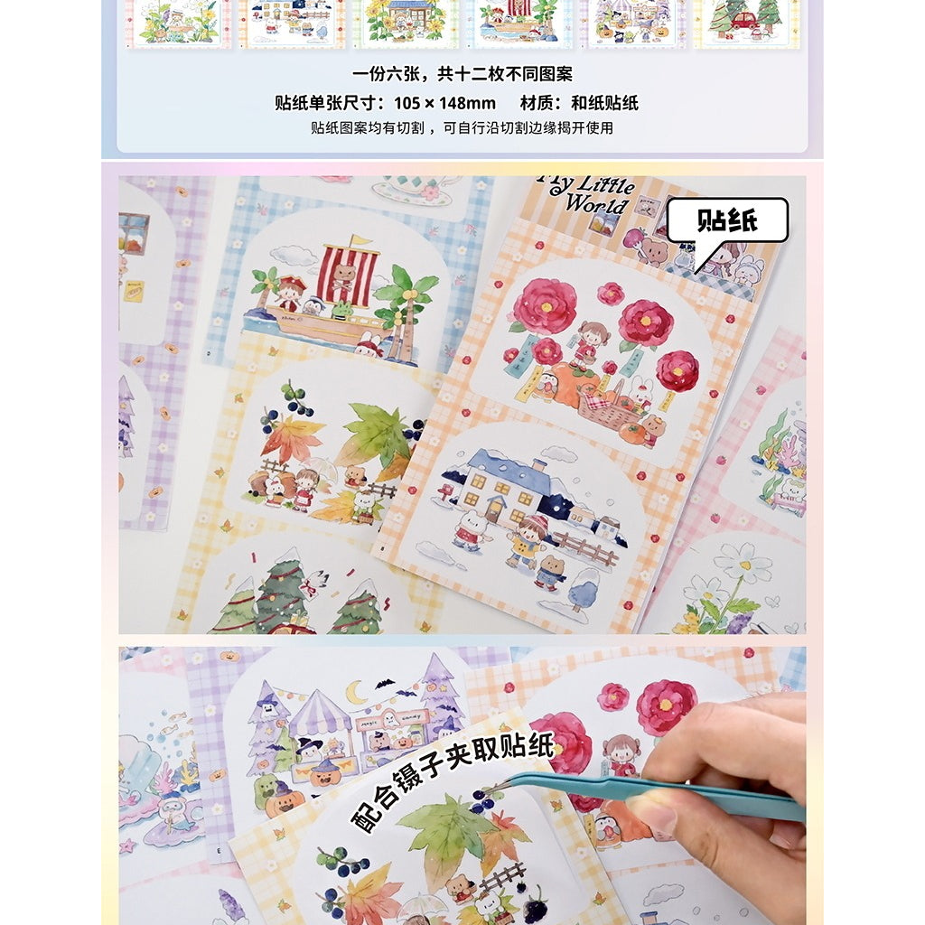 Molinta_My Little World Stickers 105 x 148mm 12 pcs