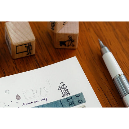 Plain Daily_Wooden Stamp