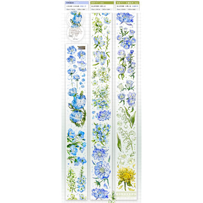 Notte Studio_Full bloom Flower Blue 6cm x 10m, 140cm