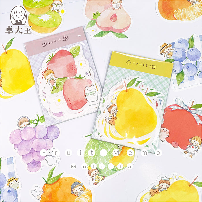 Molinta_Memo Pad Series (More Design) Sakura | Window | Snacks | Drinks | Bread | Animal