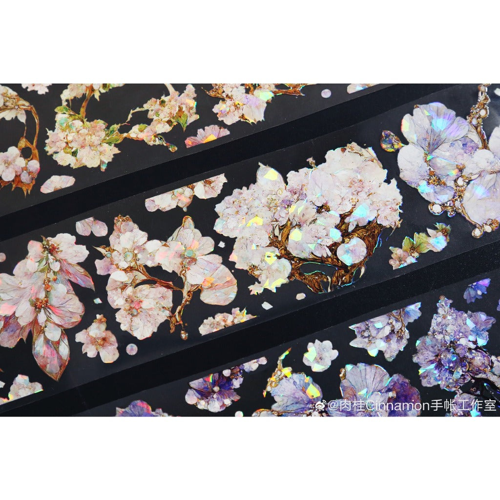 Cinnamon_Sakura Mountain Shell Foil 6cm x 10m, 300cm loop