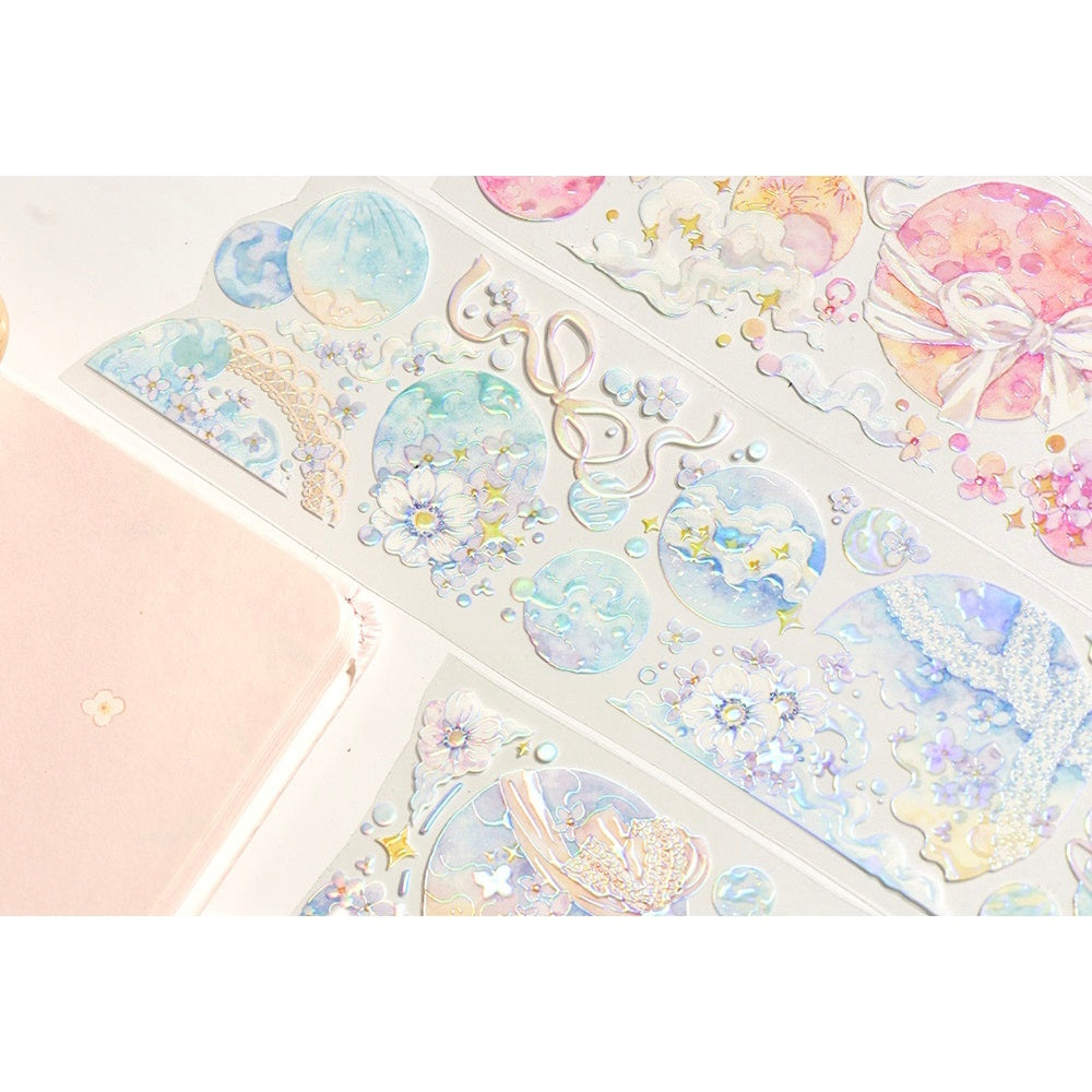 Glacier Museum_Floating Flowers | Planet | Moon | Ribbon | Lace | Sakura | Shell Foil