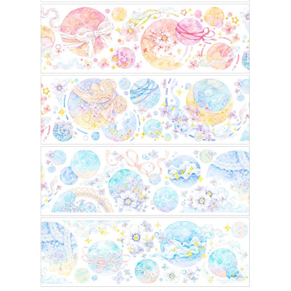 Glacier Museum_Floating Flowers | Planet | Moon | Ribbon | Lace | Sakura | Shell Foil