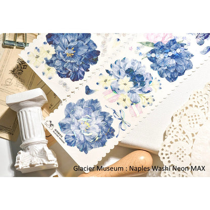 Glacier Museum_Naples | Flowers | Purple Theme | Washi Neon MAX / Shell Foil