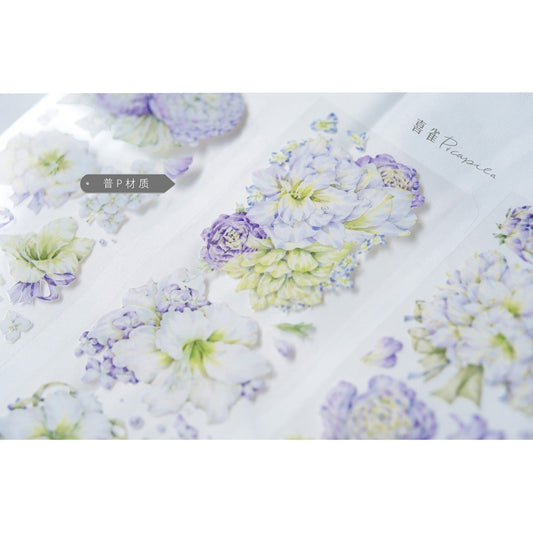 Pica Pica Studio_Amaryllis fleur / Flower / white&violet