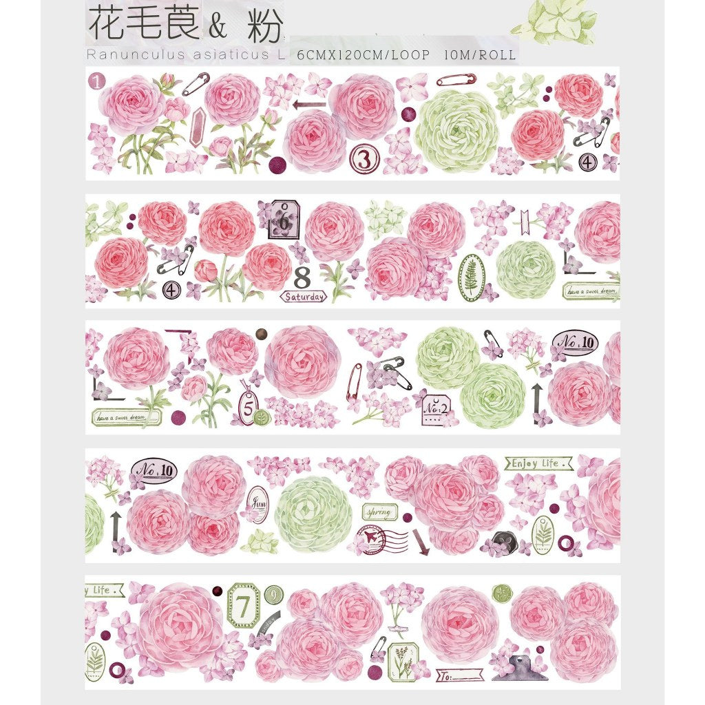 Forest Wild_Ranunculus Pink Shell Foil