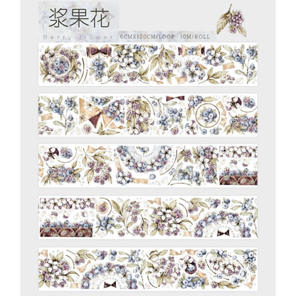 Forest Wild_Berry Flower Washi