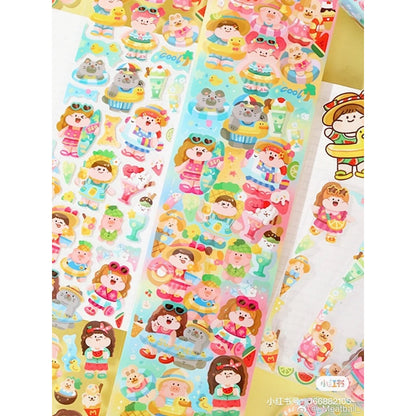 Meatball_Summer Party Sticker Roll 6.5cm x 5m, 38cm