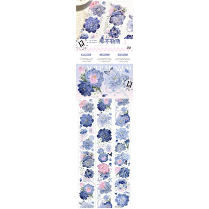 Glacier Museum_Naples | Flowers | Purple Theme | Washi Neon MAX / Shell Foil