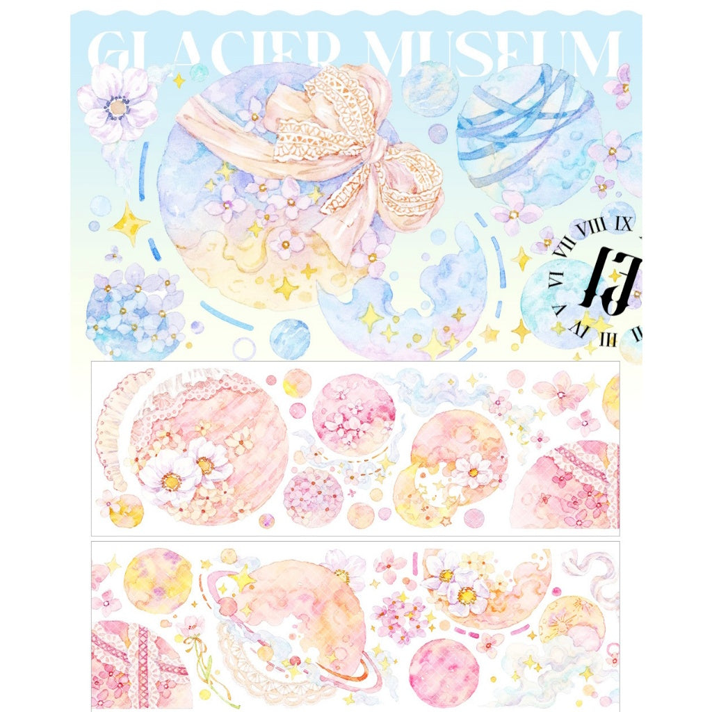 Glacier Museum_Floating Flowers | Planet | Moon | Ribbon | Lace | Sakura | Shell Foil