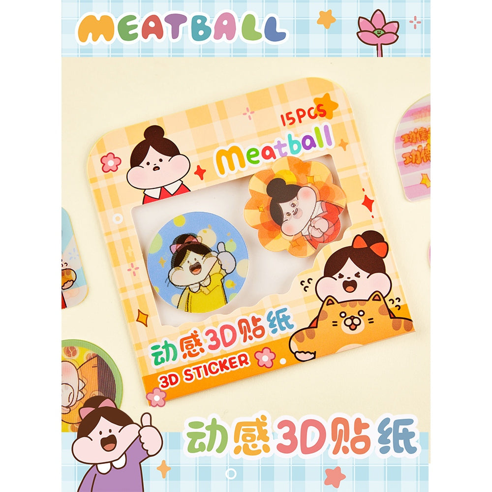 Meatball_Meatball 3D Stickers (indicate design)