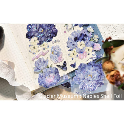 Glacier Museum_Naples | Flowers | Purple Theme | Washi Neon MAX / Shell Foil