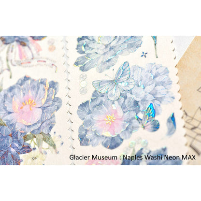 Glacier Museum_Naples | Flowers | Purple Theme | Washi Neon MAX / Shell Foil