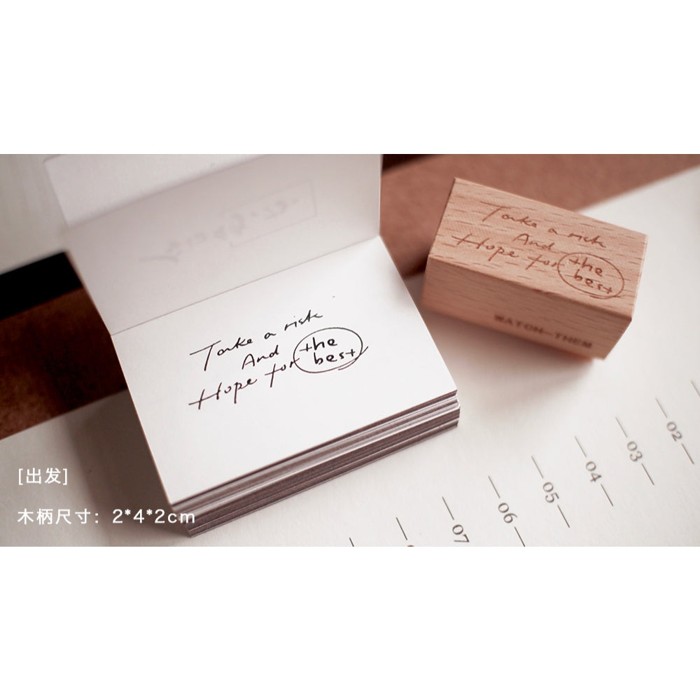 Wooden Stamps_Watch-Them TaShan_Afternoon Tea | Hey Tiger | Little Stationery | Best Wishes