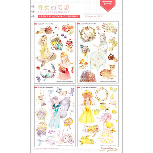 Lemon Tree_Forest Girl Imaginations A6_4 pcs 280 per set