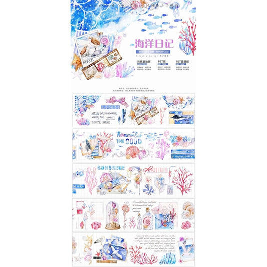 TimeGrid_Ocean Diary Washi