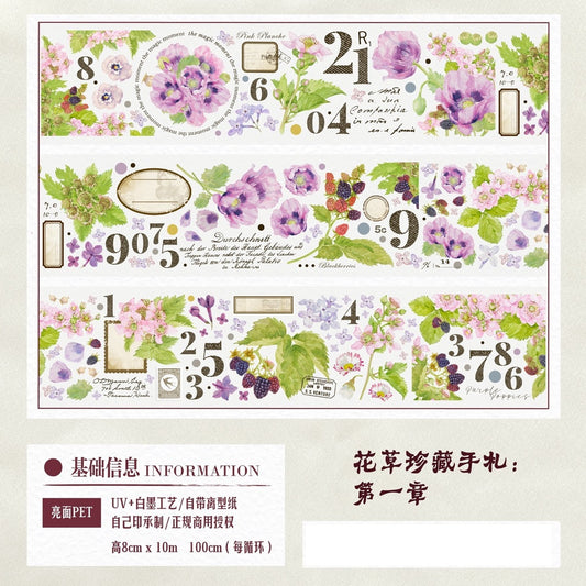 MooKA Studio_Flower Collection Handbook Chapter 1 8cm x 10m, 100cm loop PET