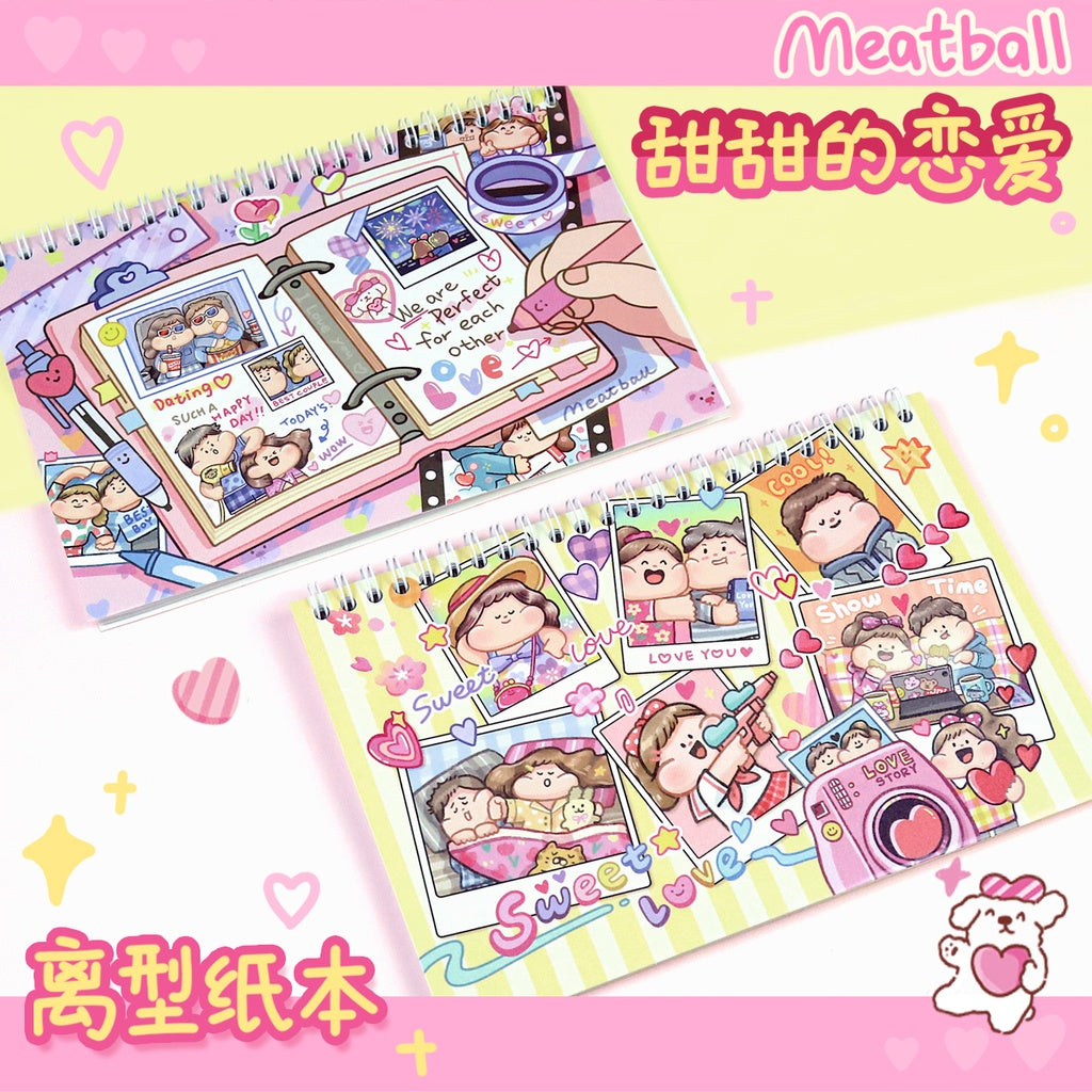 Meatball_Love Diary Sweet Moments Release paper Sticker book