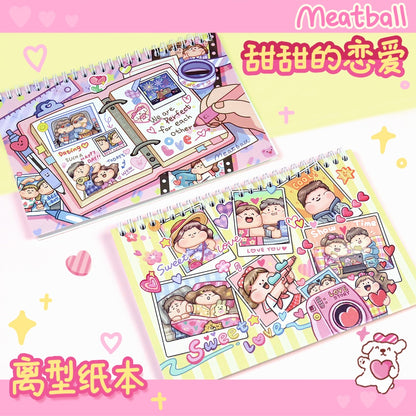 Meatball_Love Diary Sweet Moments Release paper Sticker book