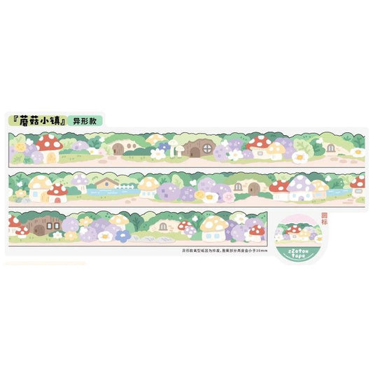 Molinta_Mushroom Town Washi 3cm x 5m