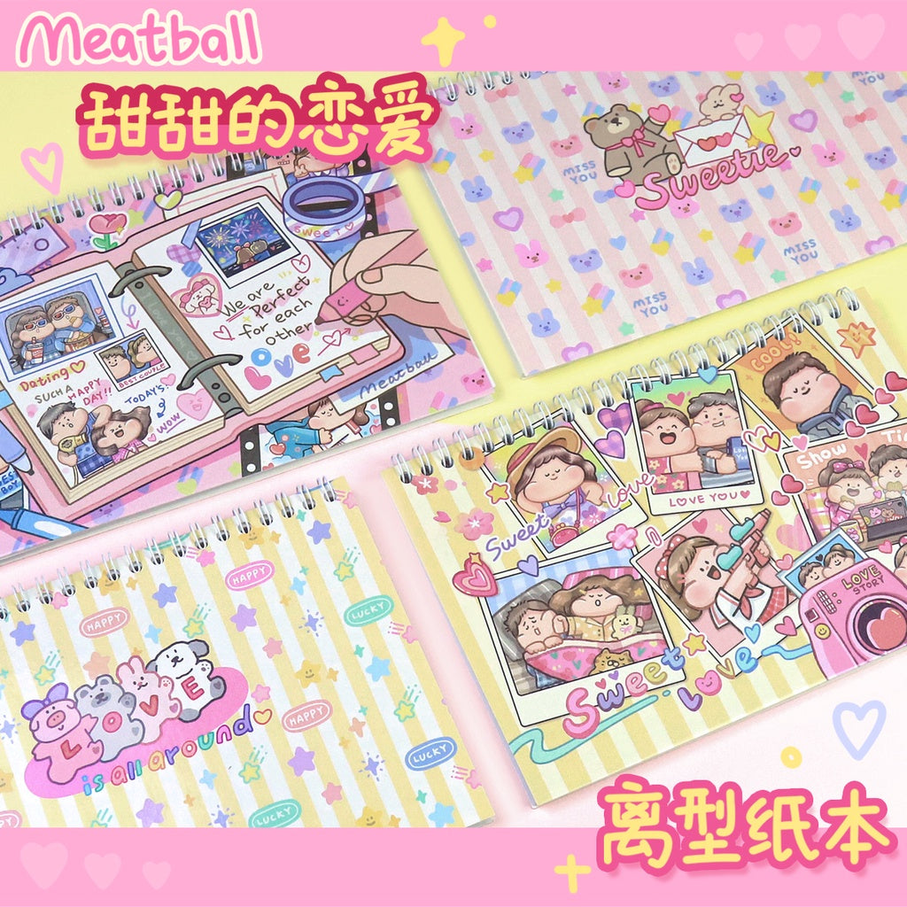 Meatball_Love Diary Sweet Moments Release paper Sticker book