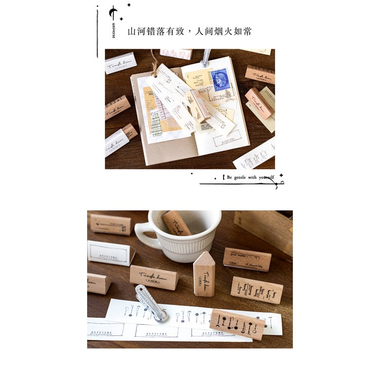 Maru_Triangle Wooden Stamps